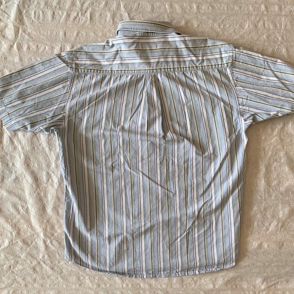 Van Heusen Men's Short Sleeve Button Down Shirt (Size Medium) - Picture 5 of 7